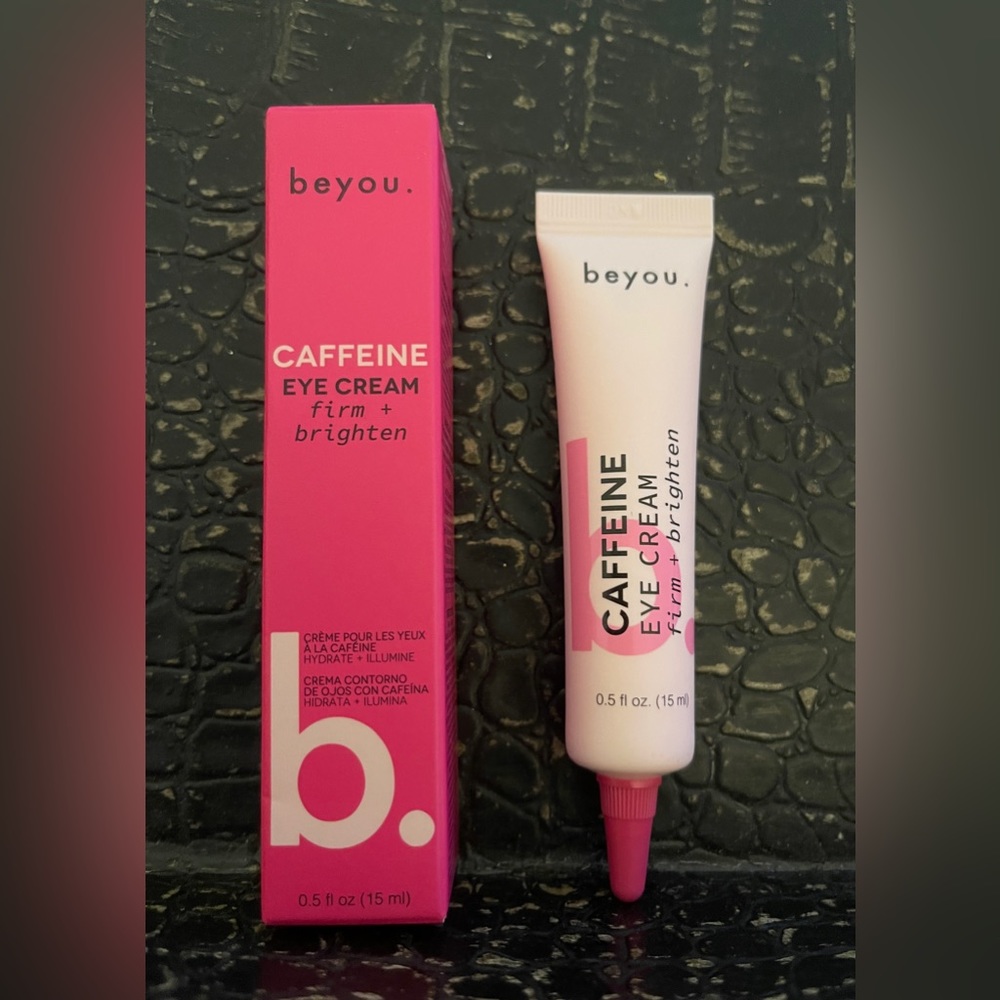 $18 beyou. CAFFEINE EYE CREAM Firm + Brighten 0.5 fl. oz.  EXP 10/2024 NIB